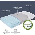 Vaverto Small Memory Foam Bed Pillow for Camping - Compressible Medium Firm, Breathable Cover, Machine Washable, Ideal Backpacking - Image 4