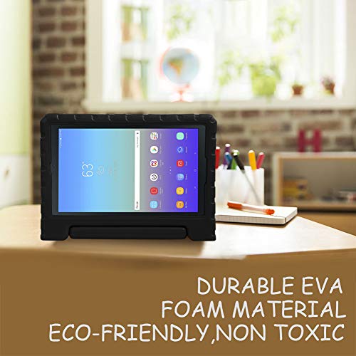 Newstyle Kids Case For Samsung Galaxy Tab A 10.5 Inch 2018 - Shockproof Light Weight Protective Handle Stand Eva Kids Case For Samsung Galaxy Tab A 10.5 2018 Model Sm-T590 T595 T597 (Black) #TOP3