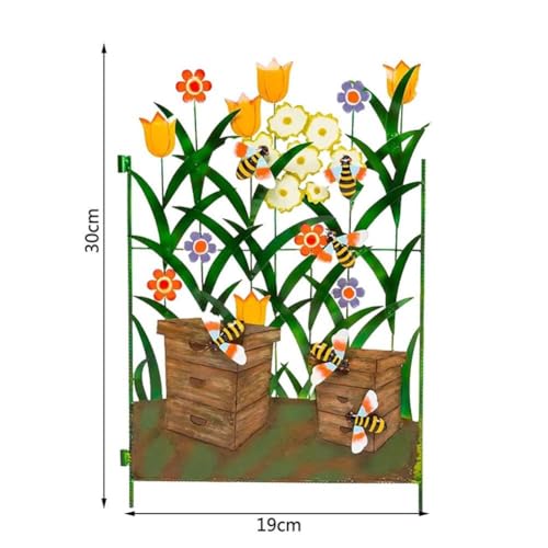 Papillon en métal mural résistant aux intempéries pour extérieur