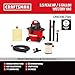 CRAFTSMAN CMXEVBE17584 6 Gallon 3.5 Peak HP Wet Dry Vac, Portable Shop Vacuum Wet and Dry with Filter, Dust Bag, Hose and Attachments for Home, Garage and Automotive Cleaning