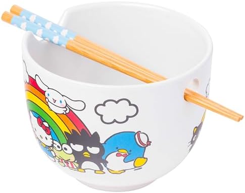 Sanrio Hello Kitty Mini-Gläser 4er Set - 42,5 Ml, Mit Rainbow Friends Design, Spülmaschinenfest, Offiziell Lizenziert