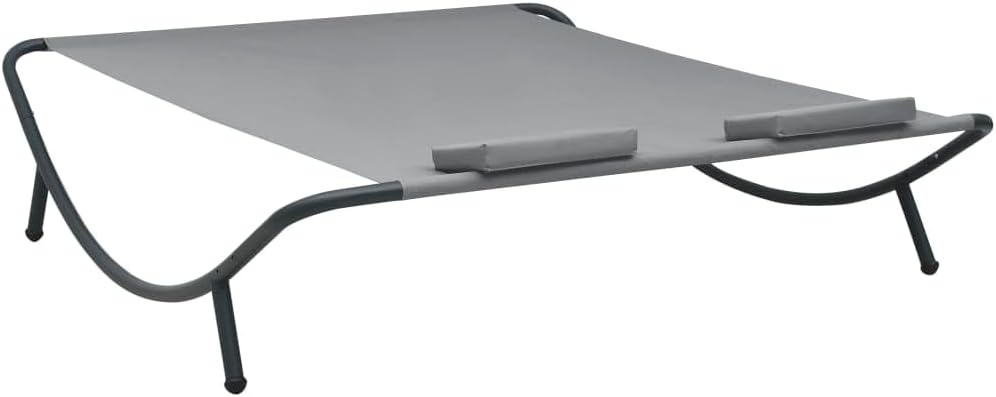 Patio Lounge Bed Fabric Anthracite Loveseats