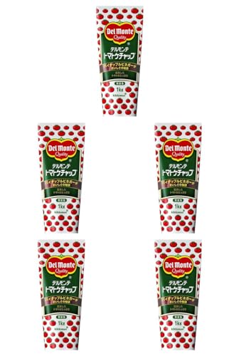 デルモンテ トマトケチャップ特級 1KG×5本 常温(まとめ買い) (Vandroロゴ付包装・INDEXBOX)