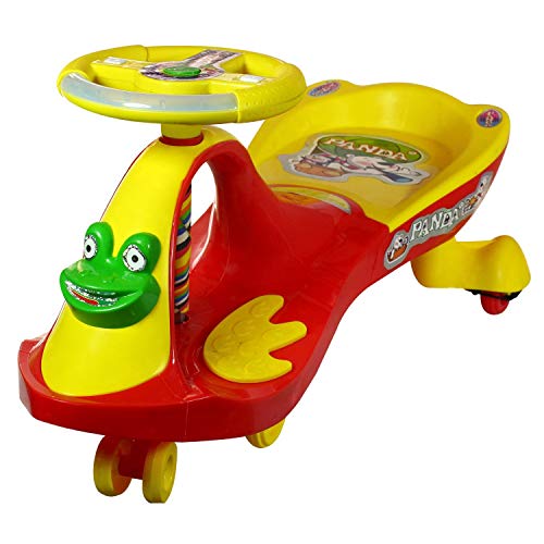 Pandaoriginals Premium Plasma Car/Toy Ride Car/Twister Magic Car Tricycle |Strong & Durable Swing Car Ride on Musical | ISI Certified as per International Standards (Frog car) (B0B6BRDC1W) Amazon Price History, Amazon Price Tracker