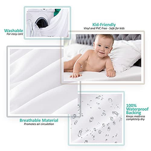 Nestl NB-PME-K Premium Microfiber Zippered Mattress Encasement thumb #4