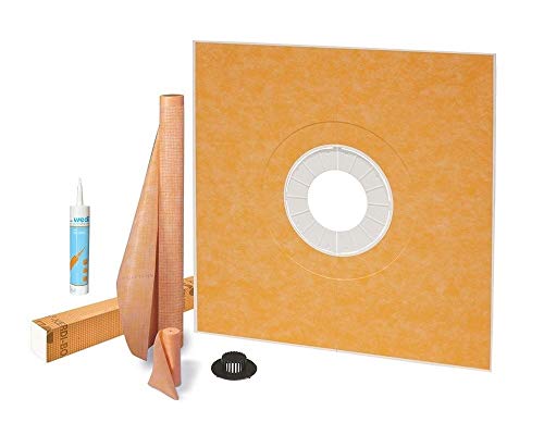 Schluter Kerdi 72 Inch X 72 Inch Shower Kit With Joint Sealant (Drain Sold Separately) #TOP26