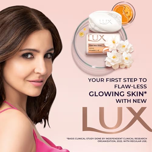 Image of Lux Jasmine & Vitamin E Beauty Soap For Glowing Skin Mega Pack 3x150 g