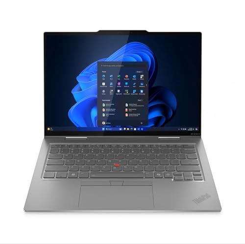 Lenovo Laptop ThinkPad X1 2 em 1 Gen 10 Edição Aura com processador Intel Core Ultra 7 255U, tela sensível ao toque WUXGA 500nits de 14 polegadas, LPDDR5X-8400MT/s de 32 GB, SSD de 1 TB, câmera FHD