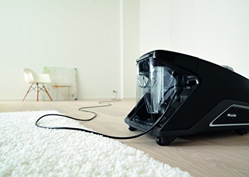 Image of Miele Blizzard CX1 Electro & Bagless Canister Vacuum, Obsidian Black