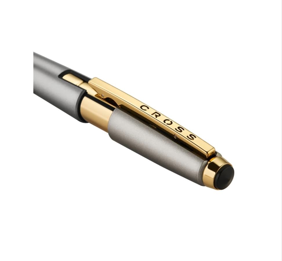 Cross Edge Sonic Titanium Lacquer with Gold PVD Appointments Selectip Rollerball Pen Black Ink - Elegant Accessory for — view 5