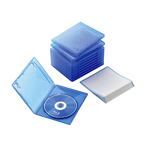 エレコム ブルーレイケース 標準サイズ 1枚収納 10個セット クリアブルー CCD-BLU110CBU エレコム ブルーレイケース 標準サイズ 1枚収納 10個セット クリアブルー CCD-BLU110CBU