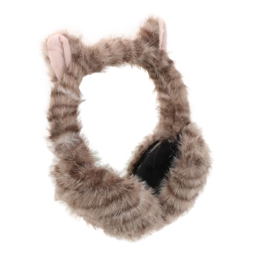 minkissy Cute Cartoon Ear Muffs for Plush Winter Ear Warmers Lightweight Unisex Design for Cold Weather Protection for Boys