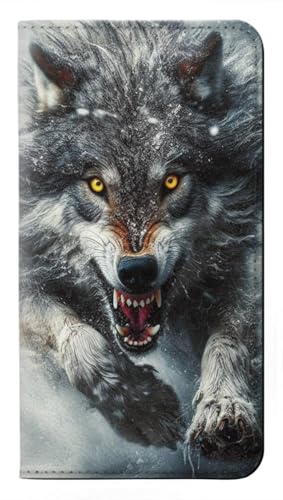 Etui running wolf Samsung S26 housse protection clapet motif