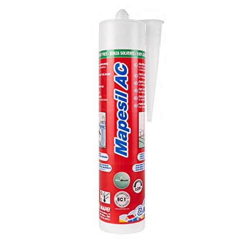 Mapesil AC Mould Resistant Silicone Sealant Mud 136