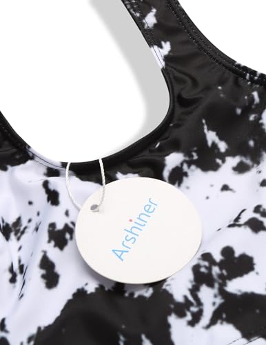 Image of Arshiner Girls Bikini Beach Swimwear 2 Piece Swimsuits Floral Printing Bathing Suits