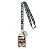 Attack On Titan Reversible ID Lanyard Breakaway Badge Holder with 2" Survey Corps Rubber Charm
