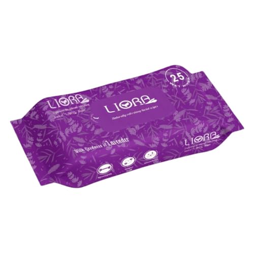 Image of Wet Wipes, Daily Cleansing, Refreshing & Moisturizing Facial Wipes | Lavender | Anti-Acne, Biodegradable | 25 Wipes Each, Pack of 3 (Total 75 Wipes)