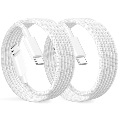 [Apple MFi Certified] USB C to USB C Cord for iPhone 16 15,2Pack 10FT Long Type C to USB C Fast Charging Power Delivery Cable for iPhone 16/16 Plus/16 Pro/16 Pro Max/15/15Pro/15Pro Max/15 Plus Airpods