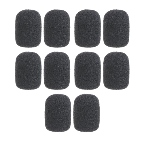 Headsets Microphone Windscreen Filter Windscreen Sponge Cover Protector Replacement Lapel Mic Cover 8mm Diameter Mini Windscreen Protector Replacement