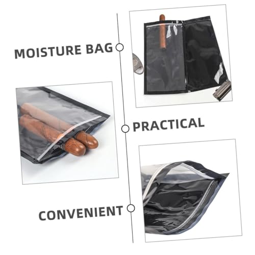Control de humedad portátil en 10 bolsas de plástico selladas para puros 3