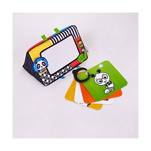 Baby Einstein, Flip For Art, Spiegel und Karten mit starken Kontrasten, perfekt zum Spielen in der Bauchlage oder für… – Bild 9