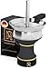 Cazoleta Shisha Juego Completo Premium – Cazoleta Cachimba de Piedra Maciza con Chimenea – Cachimba Cazoleta Acristalada para un Almacenamiento de Calor Óptimo y un Placer de Fumar Más Prolongado.