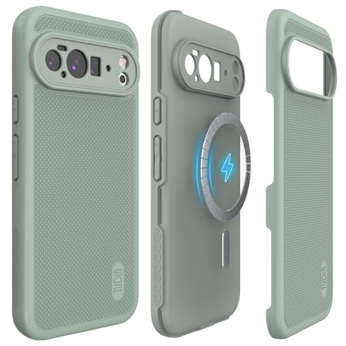 Image of TUDIA MergeGrip Magsafe Compatible for Pixel 10 Pro XL Case - Green Lily