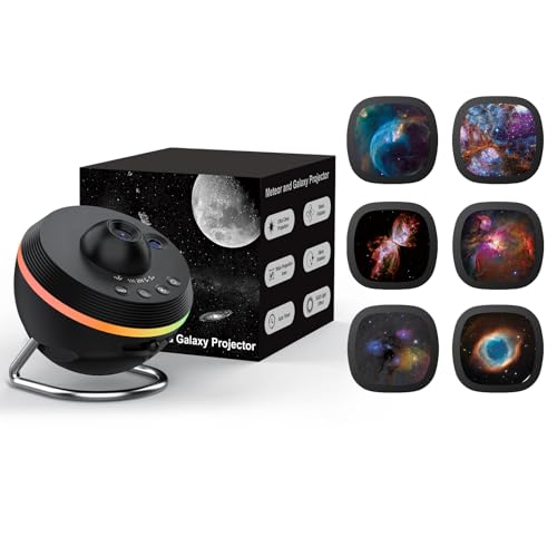 Projecteur de galaxie et météore 2025 avec 6 disques nébuleuse pour chambre