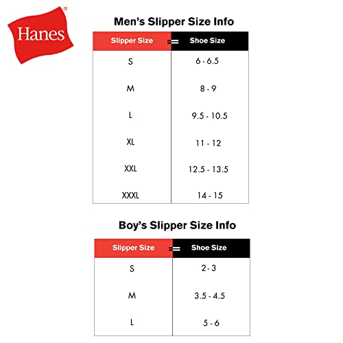 Hanes Comfort Soft Memory Foam Indoor Outdoor Clog Slipper Shoe - Men’s And Boy’s Sizes, Grey, X-Large #TOP1