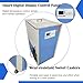 BEILOCKERY 30L Low-Temperature Laboratory Chiller Circulator -40°C, 220V Stainless Steel Industrial Water Chiller for Glass Reactor, Rotary Evaporator, Coolant Circulating Pump, Scientific Use