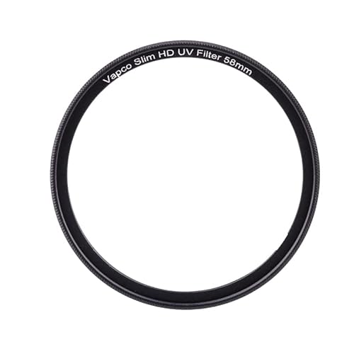 Vapco Filtro de lente de vidrio con protección UV de 39 mm para Canon, Nikon, Sony, Pentax, Olympus