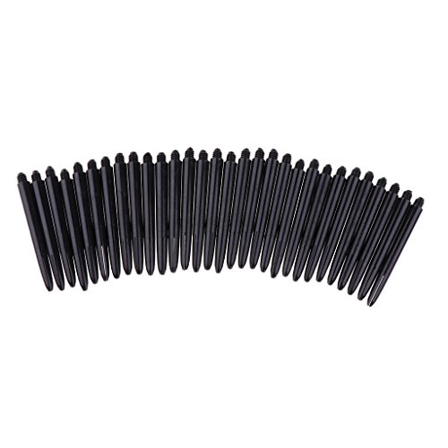 Tiges de fléchettes 2BA plastique noir lot de 30 pour stopper la casse lors des lancers de précision