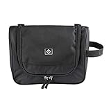 hsv away 17/18 Die von außen schlicht schwarze Kulturtasche wird von einem kleinen HSV-Emblem geziert