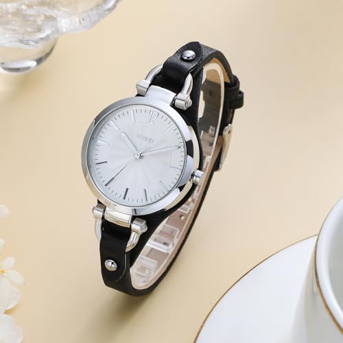 BUREI-Women-Watches-Simple-Leather-Strap-Watch-Luxury-Quartz-Watches-Small-Thin-Ladies-Watch-Bracelet-Band-Wristwatch-Relogio-Feminino-Brown-and-Black 411TZQ+WfVL
