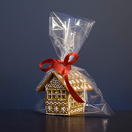 Yotelab 12X18 Inch Cellophane Bags, 20Pcs Clear Cellophane Gift Bags #TOP3