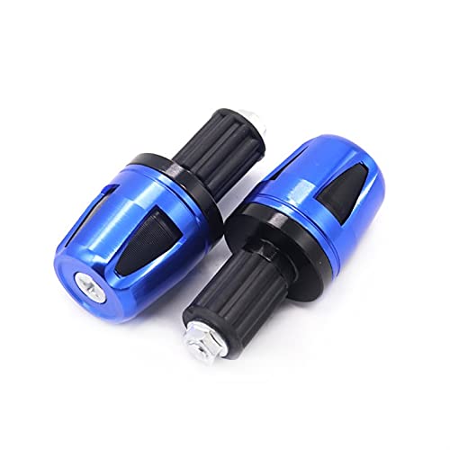 Extrémités guidon moto Honda CB190R anti vibration curseur bleu