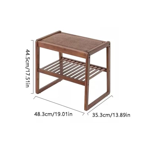 Petit appartement banc à chaussures compact pour optimiser l'entrée