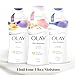 Olay Body Wash for Women, Ultra Moisture, For Sensitive Skin, Soothing Formula, 24hr Moisturizing, Hydrating & Refreshing, B3 Vitamin Complex, Free of Parabens & Phthalates, Oat Extract Scent,22 fl oz