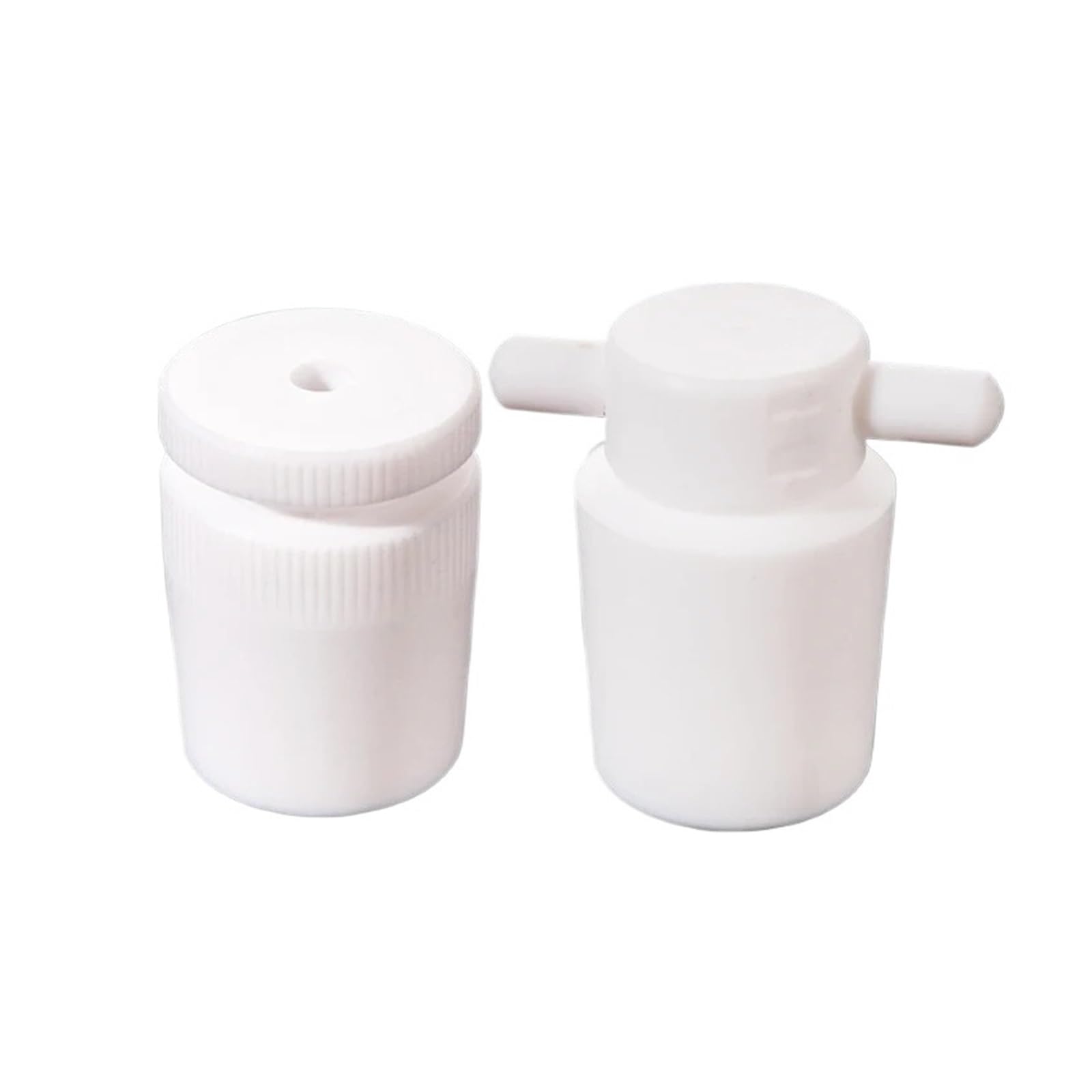 Tapón de manga agitadora de PTFE de 6 uds con mango, tapón sólido de boca estándar | Alto rendimiento de sellado(Type A 24)