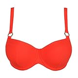 Prima Donna Swim, Bikini Oberteil gefüttert mit Bügel und Außenträger, Sahara 4006316 (70D, red Pepper)