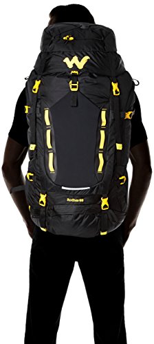 Image of Wildcraft HypaDura 65 liters Black Rucksack (8903338049562)