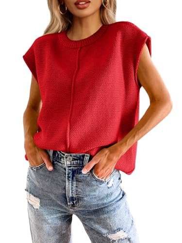 Saodimallsu Womens Summer Cap Sleeve Tops Casual...