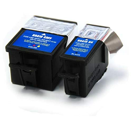 Non OEM Advent 10 x2 BK & x2 col cartucce ad-10