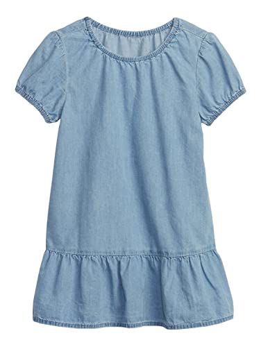 Image of GAP Baby Girls' One Size Short Sleeve Denim Dress