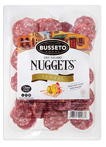 Busseto Salami Fennel Nuggets, 8 oz