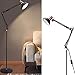 Produktbild Depuley LED Stehlampe Retro Metall, Schwenkbare Stehleuchte Arbeitszimmer, 1 Flammig, Höhenverstellbar, E27 Fassung Max. 60W, Leselampe mit Druckschalter für Schlafzimmer Büro Studio Whonzimmer