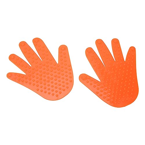 Marcadores de Chão Em Forma de Mão Em PVC, Marcadores de Ponto de Mão Antiderrapantes Portáteis Coor