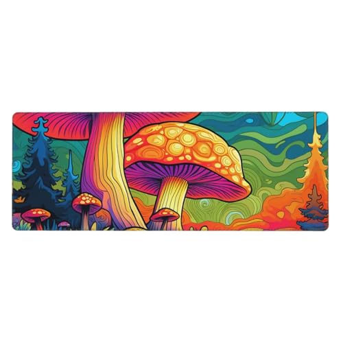 Grand tapis de souris antidérapant 80x30 cm pour stabiliser votre clavier de bureau