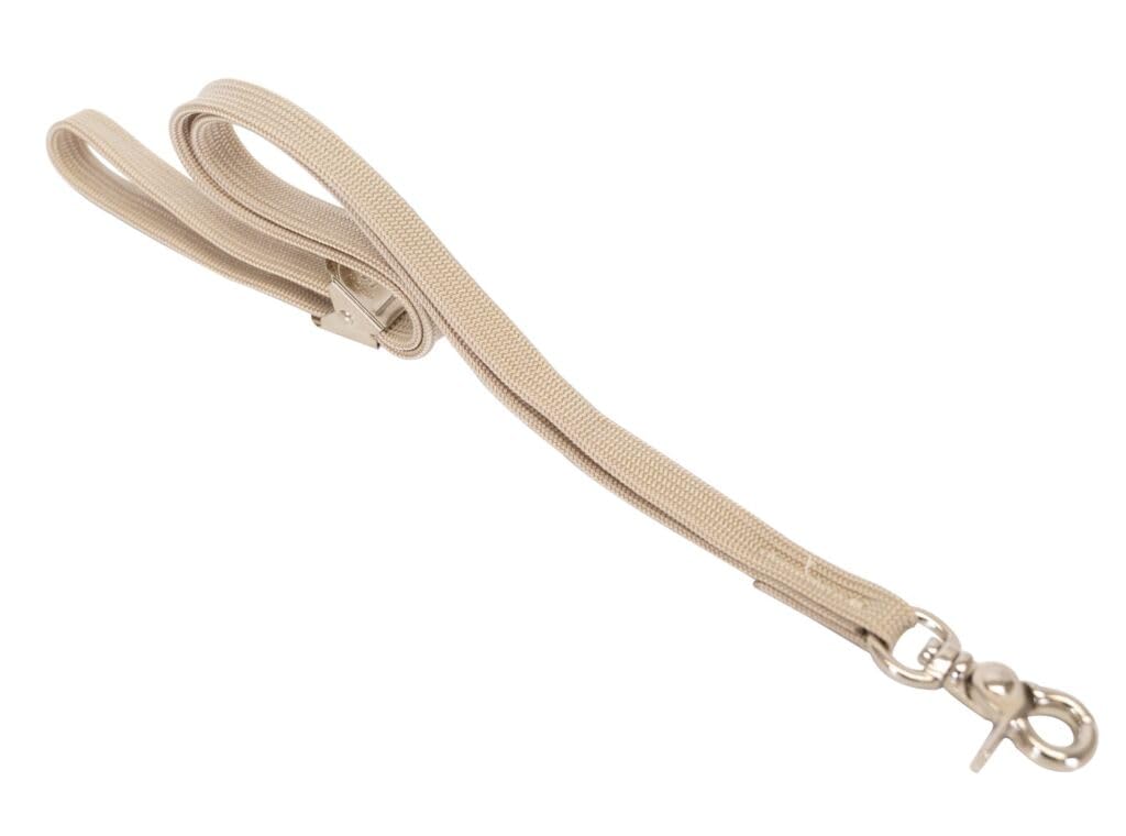 Show Tech Grooming Noose with Pawprint Design - Secure and Comfortable Dog Grooming Restraint for Safe and Stylish Sessions - Champagne - 60 x 1cm