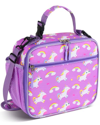 Dailyice Kids Lunch Box for Girls Insulated Lunch Bag with Removable Strap